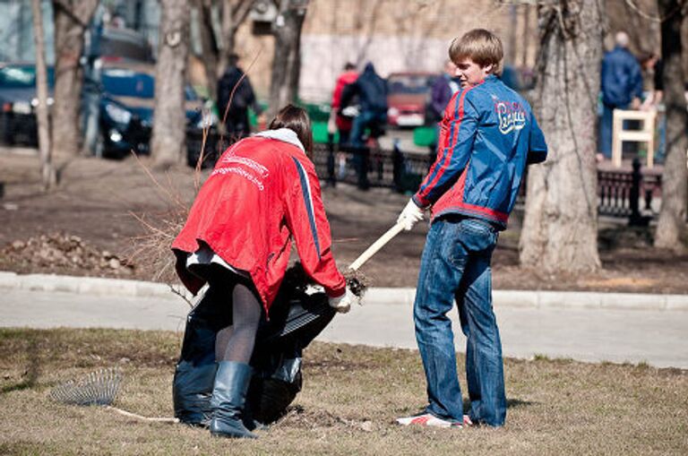 Субботник в Москве