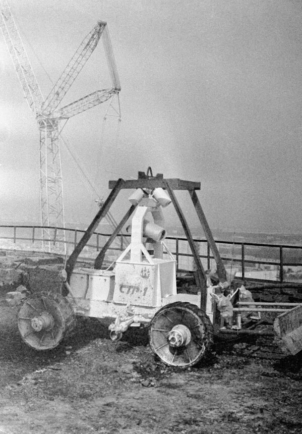 Робот работает на месте чернобыльской катастрофы
