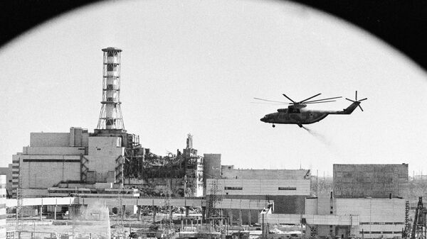 Дезактивация зданий Чернобыльской АЭС. Архив