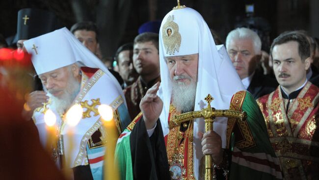 Панихида по погибшим в чернобыльской катастрофе прошла в Свято-Михайловском храмовом комплексе Киева