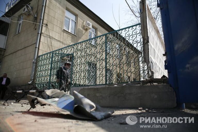 Взрыв у здания ГИБДД в Волгограде