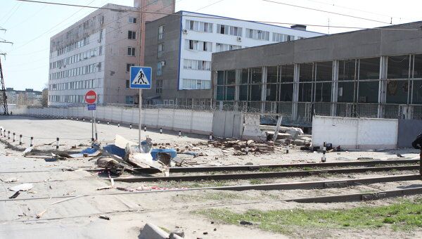 Академия МВД в Волгограде после взрыва