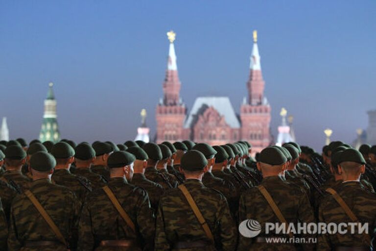 Репетиция Парада Победы на Красной площади