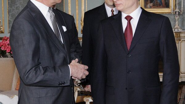 Рабочий визит премьер-министра РФ Владимира Путина в Стокгольм