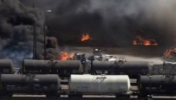 Мощный пожар на заводе в Аризоне тушили семь часов. Видео с места ЧП