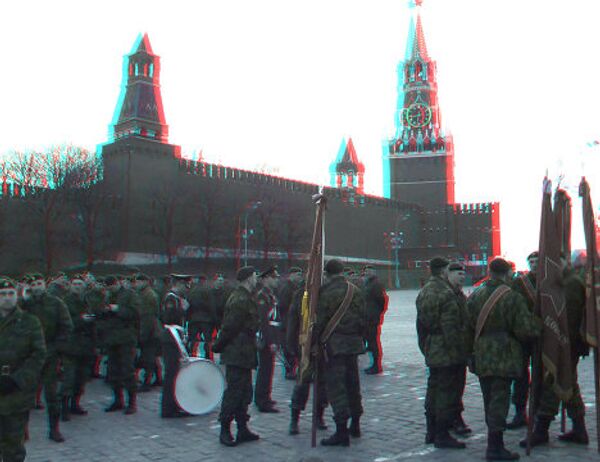 Репетиция парада Победы на Красной площади в Москве