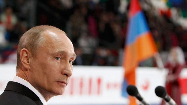 Владимир Путин на открытии ЧМ по фигурному катанию