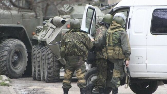 Поиски боевиков. Архивное фото