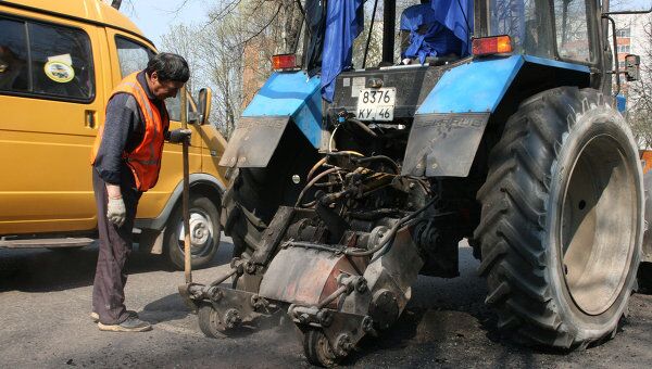 Ямочный ремонт дорог в Железногорске