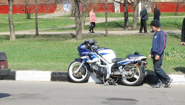 ДТП с участием мотоциклиста на юге Москвы 