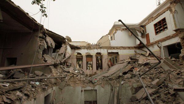Последствия бомбардировок Триполи