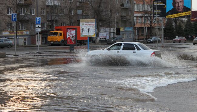 Прорыв трубы в Самаре