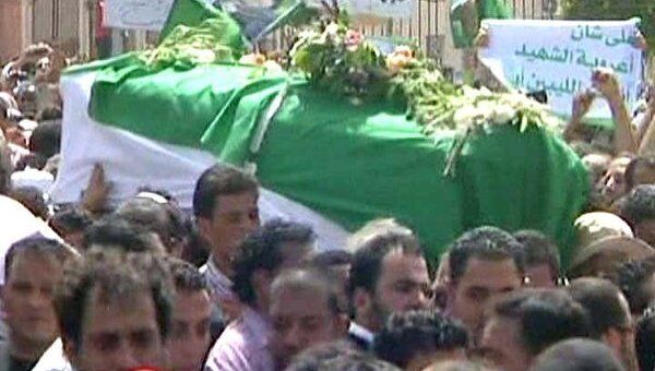 Муамар Каддафи не пришел на похороны своего младшего сына