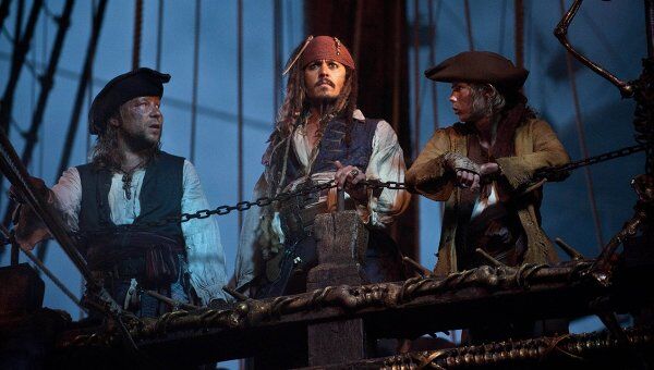 Джонни Депп в фильме Пираты Карибского моря: На странных берегах