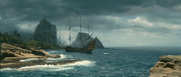 Кадр из фильма «Пираты Карибского моря: На странных берегах»	
