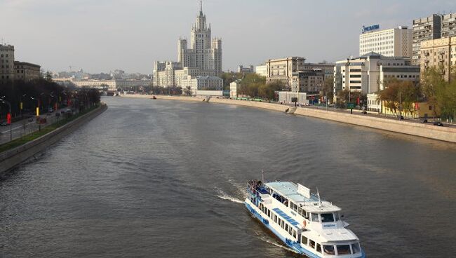 Открытие сезона водных прогулок по Москве-реке 