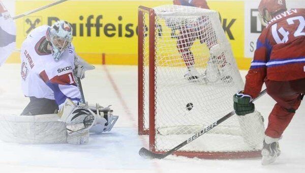 Сборная России по хоккею проведет третий мачт в рамках ЧМ 3 мая