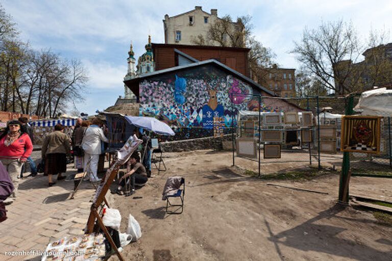 Андреевский спуск в Киеве 