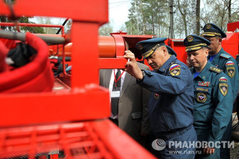 Показ новейших разработок МЧС России