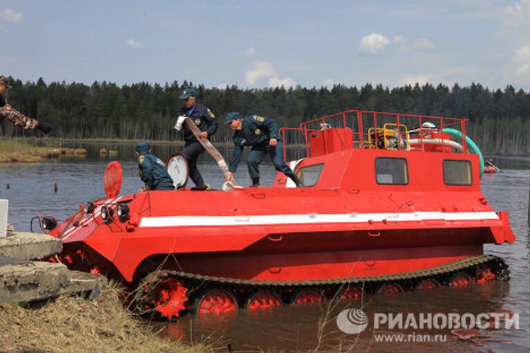 Показ новейших разработок МЧС России