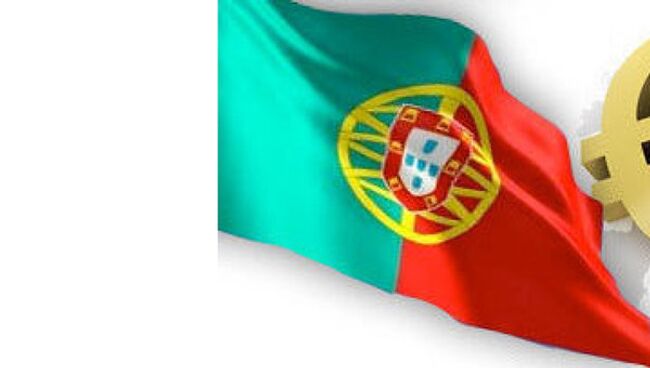Флаг Португалии и Евро