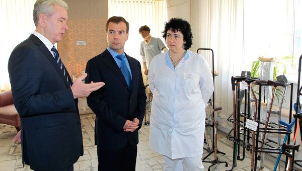 Посещение Д. Медведевым Детской психоневрологической больницы