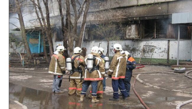 Пожар в жилом доме в Самаре