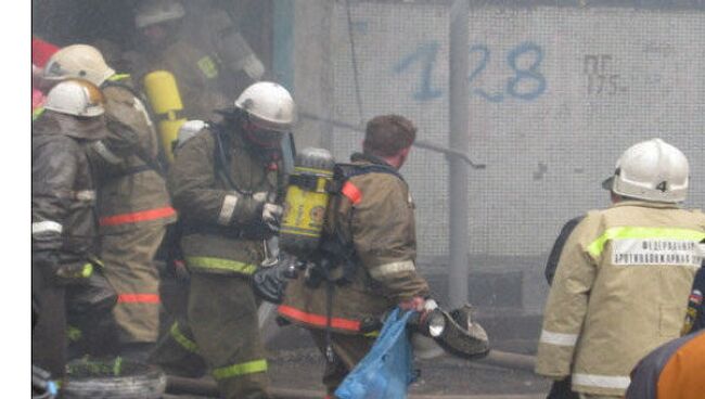 Пожар в жилом доме в Самаре