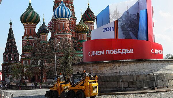 Москва принарядилась ко встрече Дня Победы