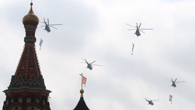 Генеральная репетиция парада Победы на Красной площади