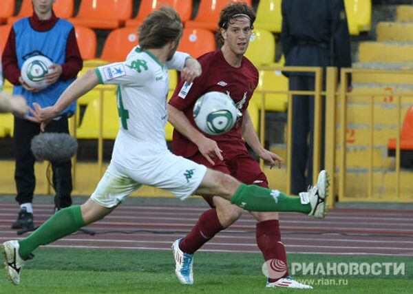 Игровой момент матча Рубин - Краснодар