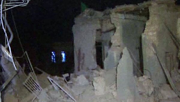 Последствия авианалета в Триполи. Видео с места бомбежки