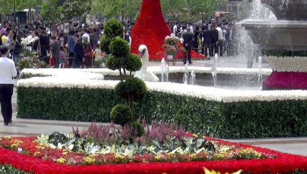 Центральный парк Баку утопает в экзотических цветах из разных стран мира