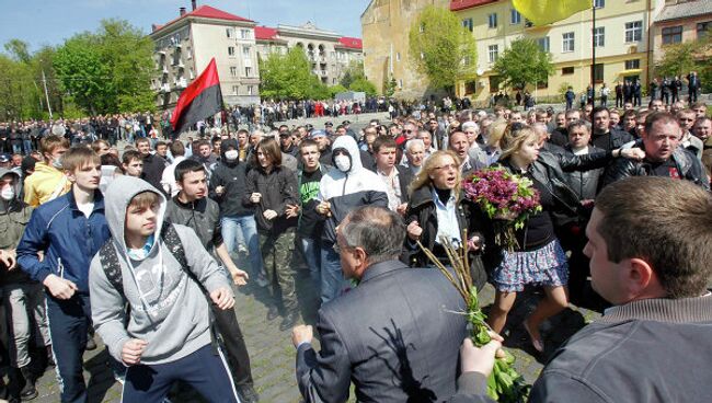 Беспорядки во Львове