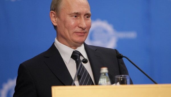 Премьер-министр В.Путина побывал на съезде Союза машиностроителей России