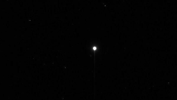 Первый снимок Весты, сделанный зондом Dawn