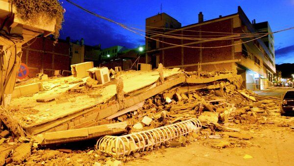 Последствия землетрясения в Испании