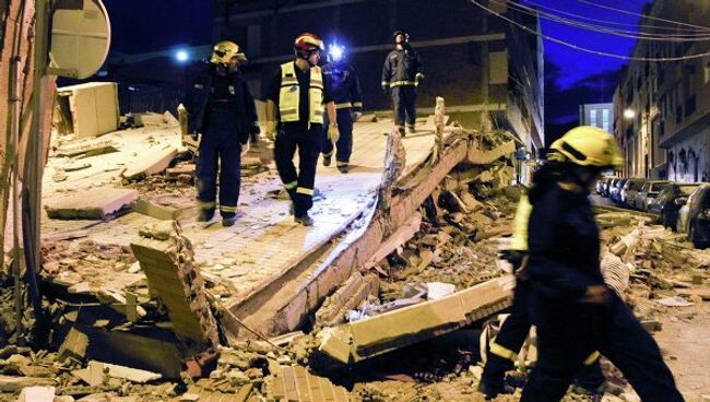 Последствия землетрясения в Испании