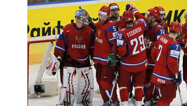 Сборная России по хоккею поборется с канадцами за выход в полуфинал ЧМ