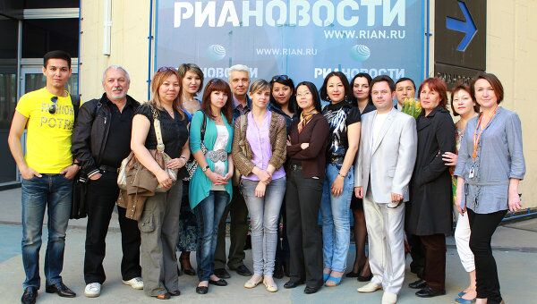 Журналисты из Киргизии в РИА Новости