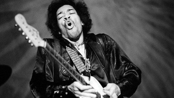 Бэрон Уолман (Baron Wolman). Jimi Hendrix, Fillmore Auditorium, San Francisco, CA, 1968. 