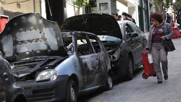 После нападения на отделение полиции в центре Афин