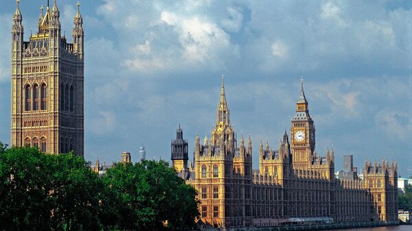 Вестминстерский дворец в Лондоне, архивное фото
