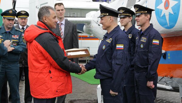  МЧС России получило первый спасательный вертолет Ка-32А с медицинским модулем»