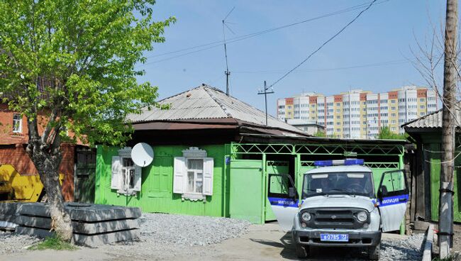 Дом на улице Куйбышева в Тюмени, где было совершено убийство семьи