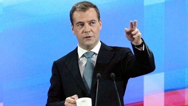 Медведев обошелся без помощи ведущего на своей большой пресс-конференции
