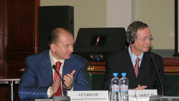 Губернатор Самарской области Владимир Артяков и президент Австрии Хайнц Фишер