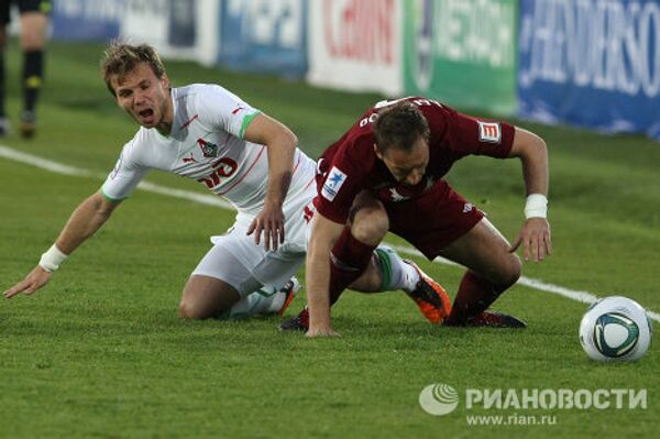 Игровой момент матча Рубин - Локомотив