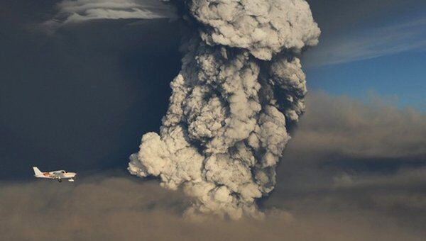 Извержение вулкана Гримсвотн в Исландии