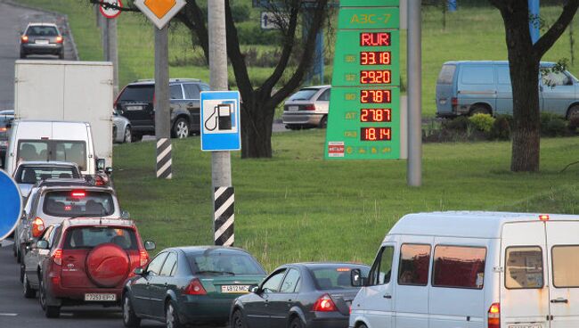 Очереди на автозаправках в Минске